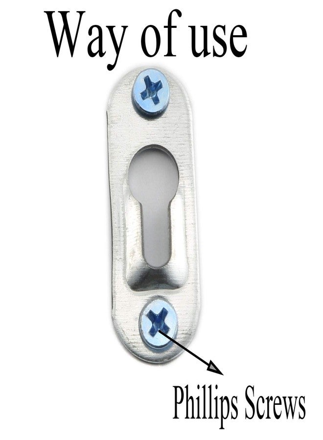 رولينج مجموعة RuiLing من 30 قطعة، مقاس 43 مم × 16 مم، علاقات صور معدنية بفتحة مفتاح مع براغي، مناسبة لإطارات الصور والأثاث والخزائن - Image 4